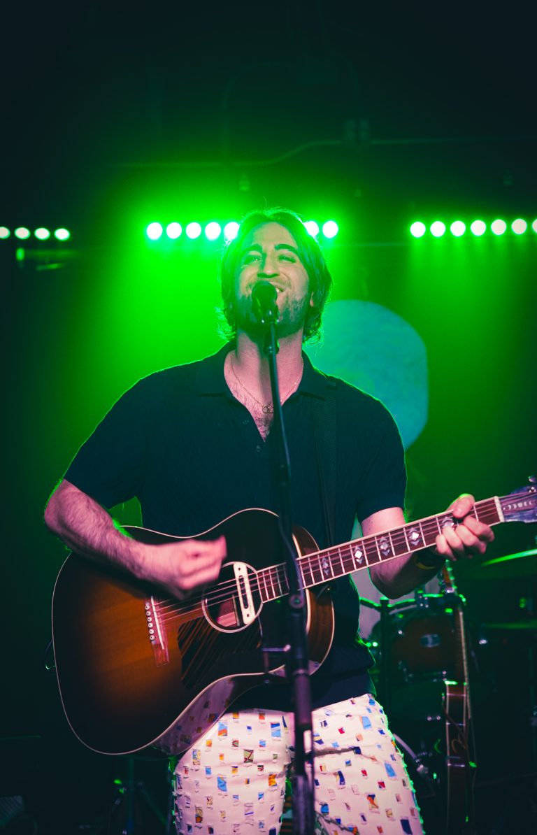 Noah Lapook performs live at Arlene's Grocery, New York. Photographed by Rainer DeLalio