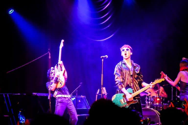 Theo and the London Outfit perform in New York City. Photographed by Rainer DeLalio