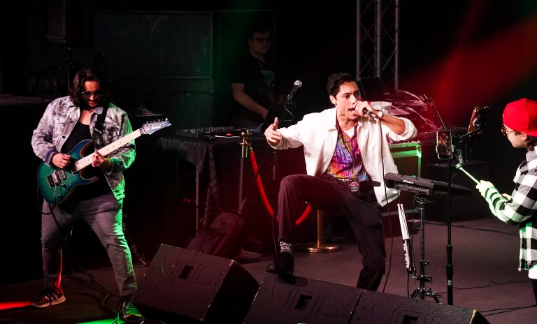 Bands performing at the Stereo Garden, New York. Photographed by Rainer DeLalio